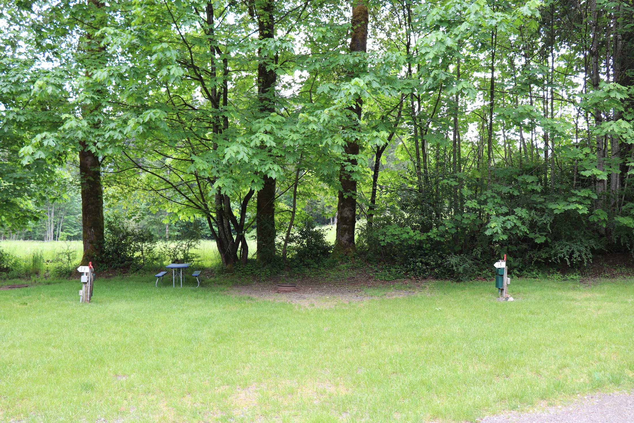 RV Camp Site at Lone Fir Resort