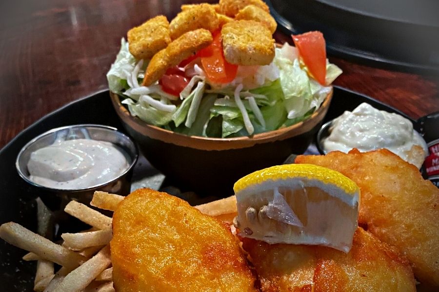 Classic Fish & Chips at Bigfoot's Lodge